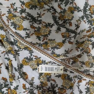 Max Studio Floral Dress - Yellow and Green